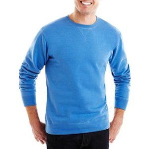St. John's Bay Newport Blue Fleece Sweatshirt